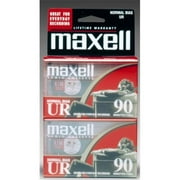 Maxell 90 Minute UR Audio Tape 2 Pack