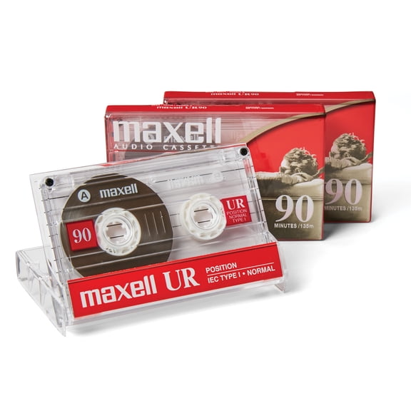 Maxell 90-minute Blank Audio Tapes - 3 Pack