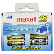 Maxell AA Alkaline Battery 48 Pack