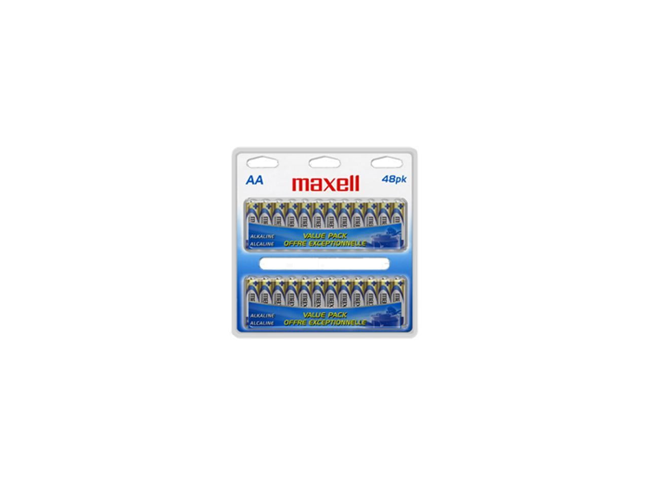 Maxell AA Alkaline Battery 48 Pack