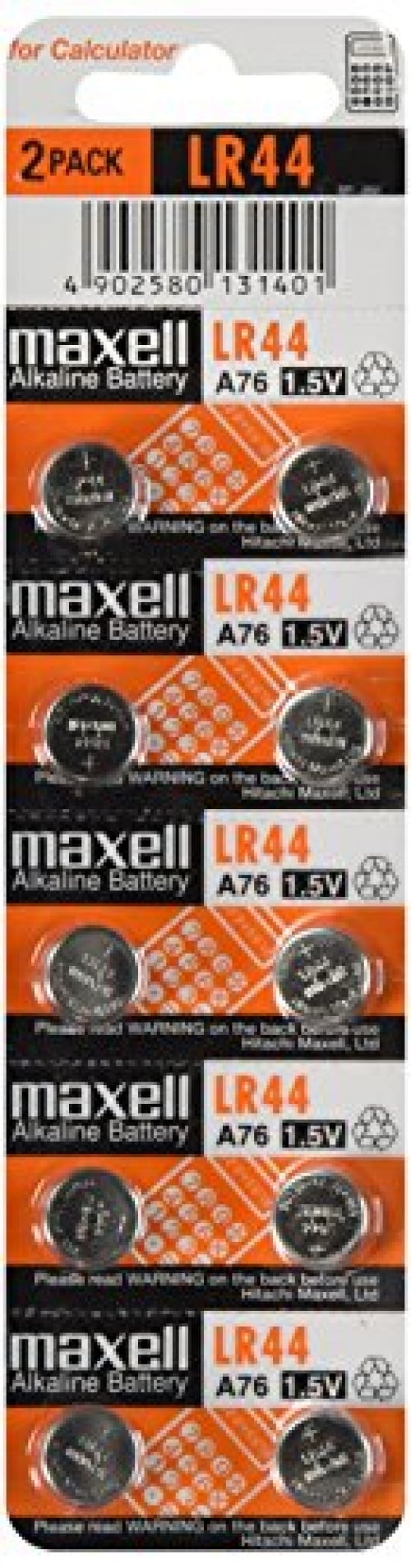 4pc Camelion Alkaline LR44/AG13 Button Cell Batteries For Calculator/Watch