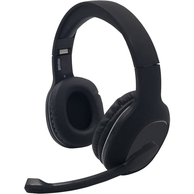 Maxell BT-BNH 199342 Headset - Wireless - Bluetooth - Over-the-head - Circumaural - Black Maxell BT-BNH 199342 Headset - Wireless - Bluetooth - Over-the-head - Circumaural - Black