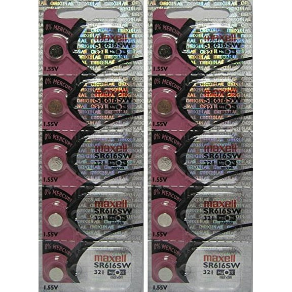 Maxell Battery 321 Priced Ea, Sold Pk of 10