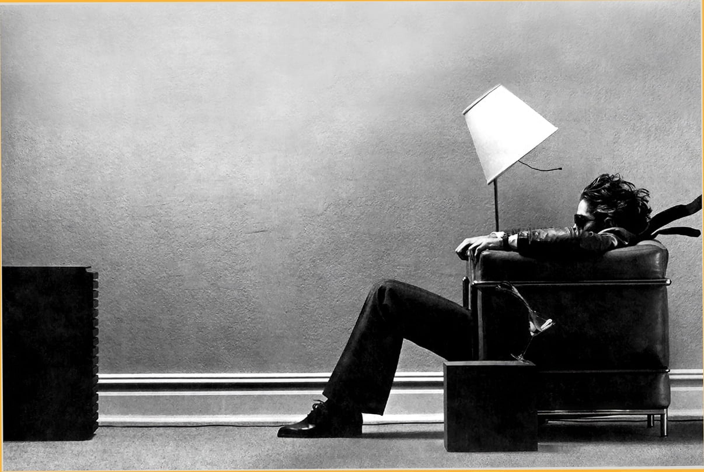 Maxell Blown Away Commercial Poster Decor Poster 16"x24" Black and White Square 16x24