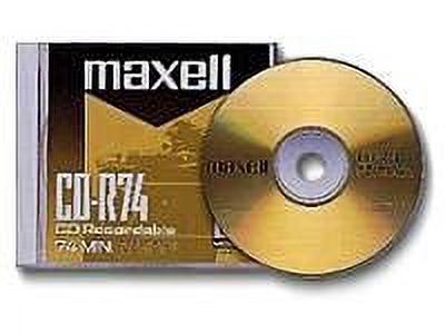 Writable Cds For Burning 1 Maxell CD-R Recordable 650 MB 74