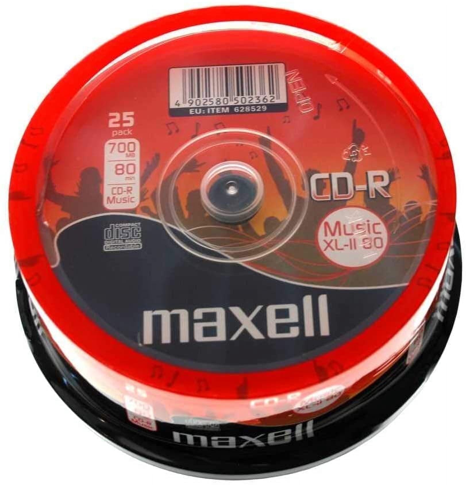 Maxell CDR XL II 700MB 52x Speed 80 Min Digital Audio Recordable