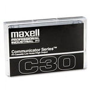 Maxell C30 P/I Communicator Series, Cassetta Audio Vergine Da 30 Minuti