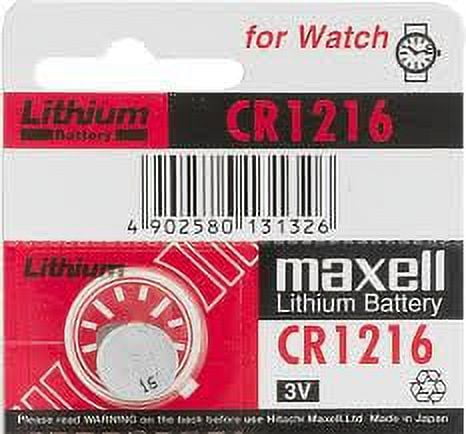 Maxell CR1620 3V Lithium Coin Battery 5 Pack + 30% Off!