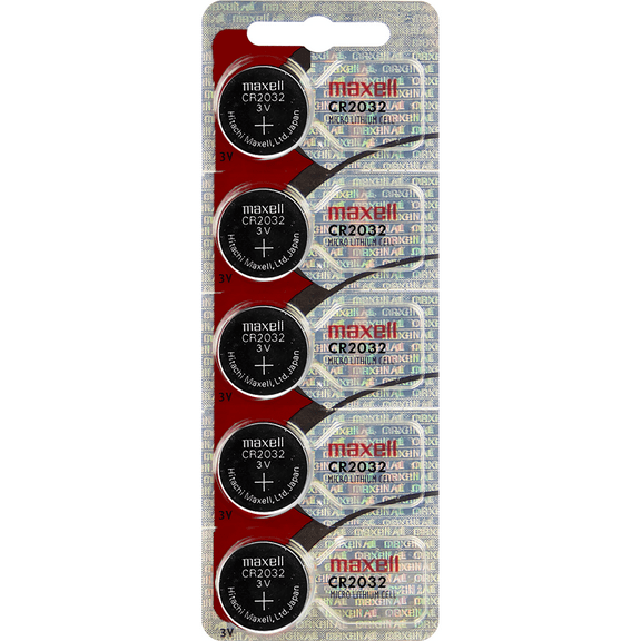 Maxell CR2032 3 Volt Lithium (25 Batteries)