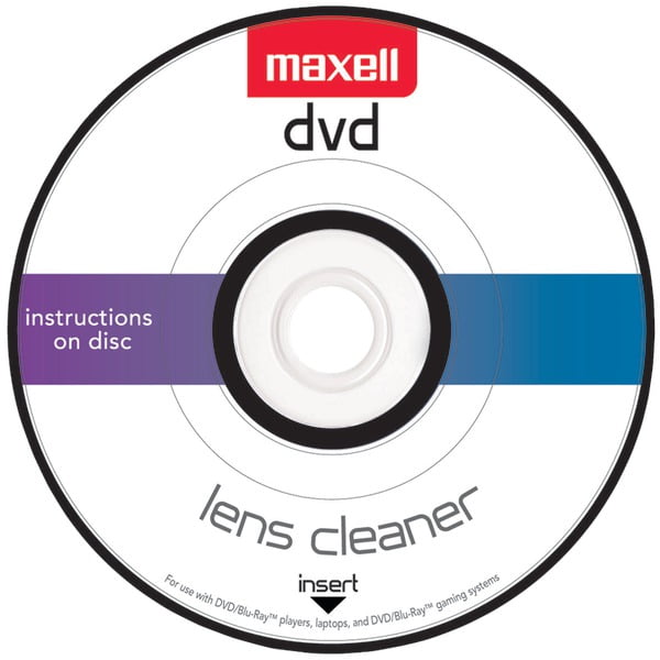 Maxell 190059 DVD Lens Cleaner - Cleaning System for Disc