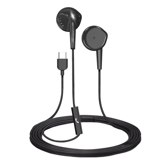 Maxell EB-96 Wired In-Ear Earbuds with In-Line Mic/Remote and USB-C Connector 197338