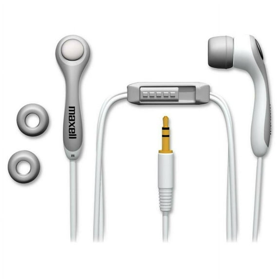 Maxell Earbuds White, P-8