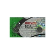 Maxell LR41 - 192 Alkaline Button Battery 1.5V - 2 Pack