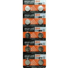 Maxell LR44 - A76 Alkaline Button Battery 1.5V - 20 Pack + FREE SHIPPING!