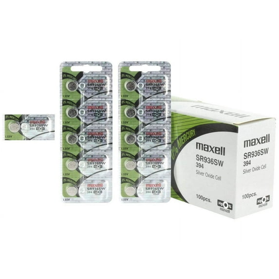 Maxell MAXELL-394 71mAh 1.55V SR936SW Silver Oxide Button Cell Battery