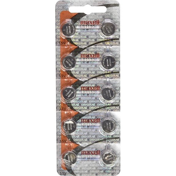 Maxell LR1130 Alkaline 1.5V Coin Cell Battery (10 Batteries)