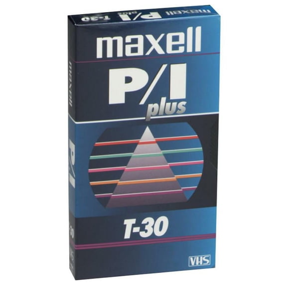 Maxell P/I Plus Standard Grade VHS Videocassette