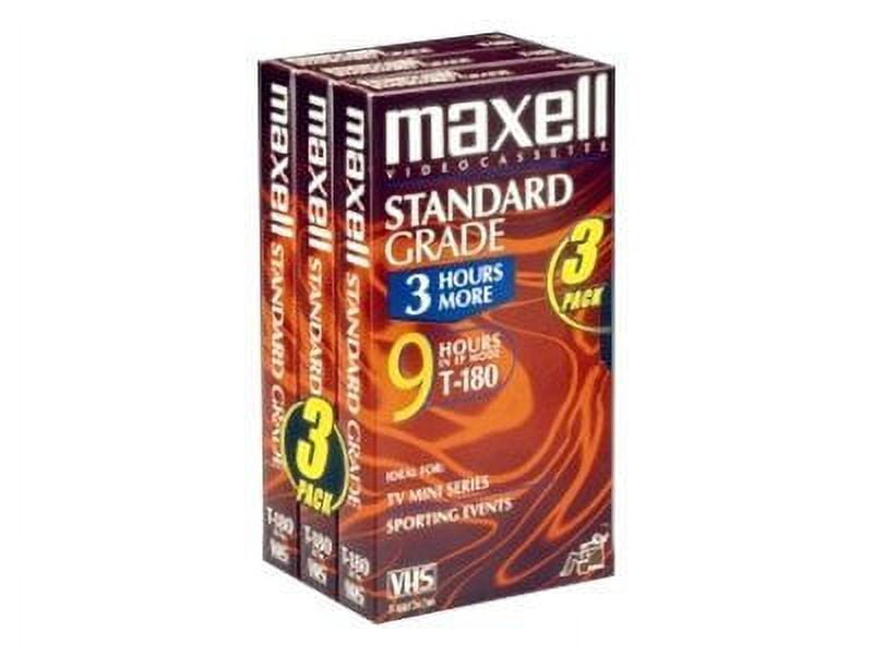 Maxell Standard T-180 - VHS tape - T - 3 x 180min