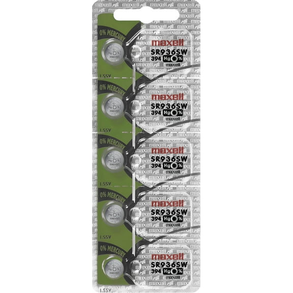 Maxell Watch Battery Button Cell SR936SW 394 100 Batteries