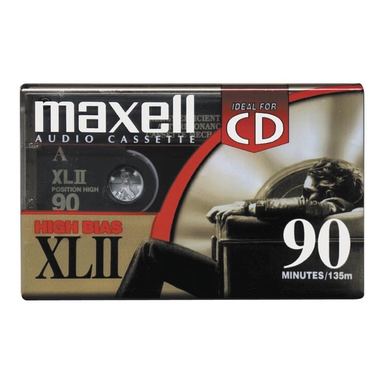 Maxell XLII 90 Audio Cassette, High Bias, 90 Minutes, Digital