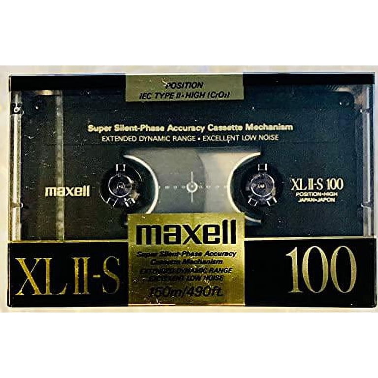 maxell カセットテープ ハイバイアスXLⅡ 海外用 超レア商品 Yahoo!オークション - 新品 未使用 カセットテープ maxell XLⅡ-S 90分