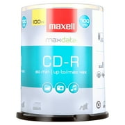 Maxells CD-R 100PK Spindle 48x 700MB Recordable Blank Media