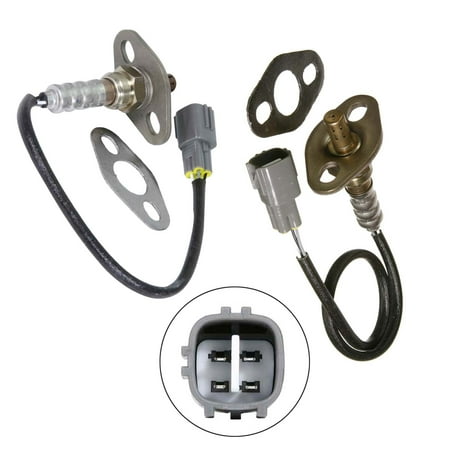 Maxfavor 2Pcs O2 Oxygen Sensor for 1995-2000 Toyota T100 Tacoma 2.4L 2.7L L4 Upstream Downstream