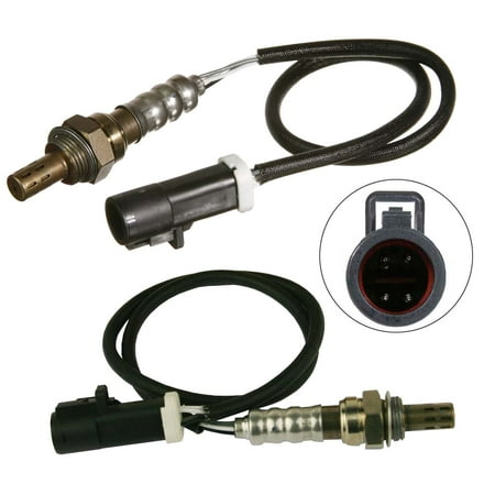 Maxfavor 2Pcs O2 Oxygen Sensor for 2001 2002 2003 Ford Escort 2.0L ZX2, SE Upstream & Downstream