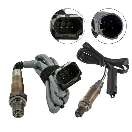 Maxfavor 2Pcs O2 Oxygen Sensor for 2006-2003 BMW 325CI, 325i 2.5L M56 Engine Upstream + Downstream