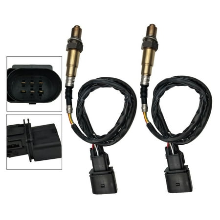 Maxfavor 2Pcs O2 Oxygen Sensor for 2006 2005 2004 Audi A8 Quattro V8 4.2L Upstream 234-5115 234-5115