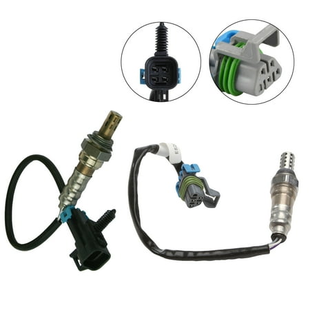 Maxfavor 2Pcs O2 Oxygen Sensor for 2008 Pontiac G6 2.4L Base SE 2-Door 4-Door Upstream/Downstream