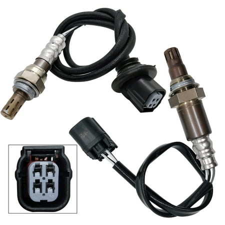 Maxfavor 2Pcs O2 Oxygen Sensor for Acura CSX 2011-2006, Honda Civic L4 2.0L Upstream Downstream