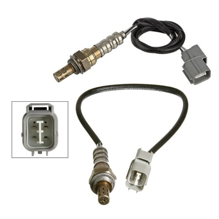 Maxfavor 2Pcs O2 Oxygen Sensor for Acura RL TL 3.2L 3.5L 2003-1996 Left Side Upstream + Downstream