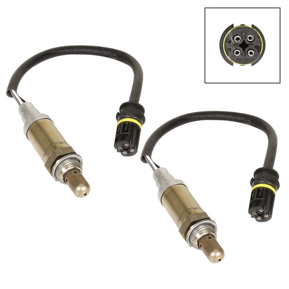Maxfavor 2Pcs O2 Oxygen Sensor for BMW 318Is 320I 323I 325Ci 328Ci 2.5L 3.0L 4.4L 2006-1995 Upstream