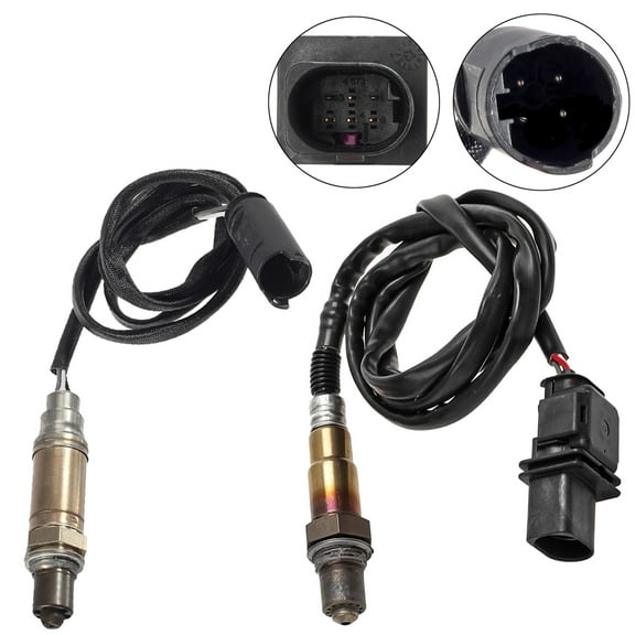 Maxfavor 2Pcs O2 Oxygen Sensor for BMW 325CI X3 L6 2006 2005 2004 M54 Engine Upstream & Downstream