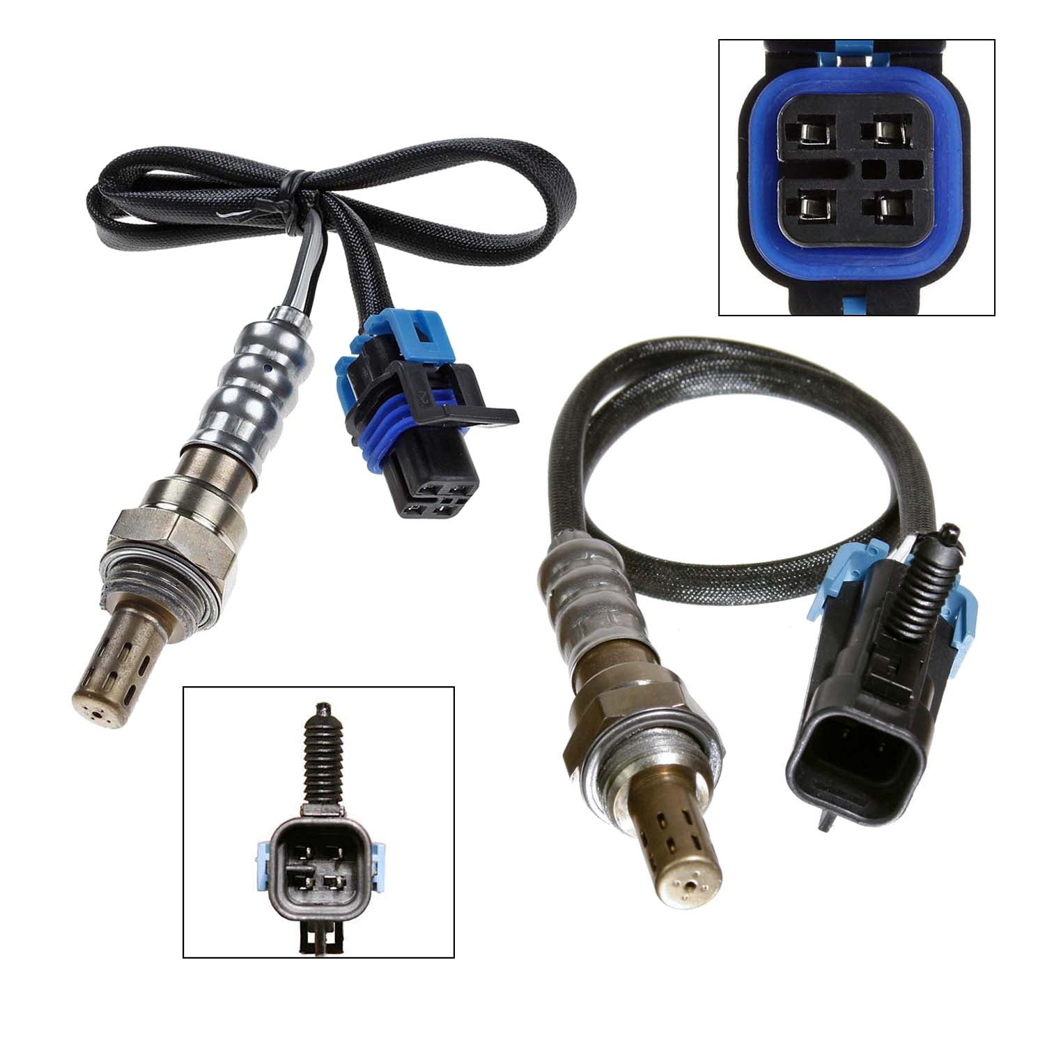 Maxfavor 2Pcs O2 Oxygen Sensor for Chevrolet Trailblazer, GMC Envoy, Isuzu Ascender 4.2L 2003-2002