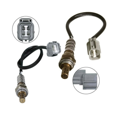 Maxfavor 2Pcs O2 Oxygen Sensor for Honda Civic 2000 1999 1.6L B16A2 Engine Upstream + Downstream