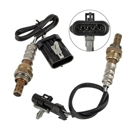 Maxfavor 2Pcs O2 Oxygen Sensor for Isuzu Axiom, Rodeo 2000-2003 3.5L 3.2L, Honda Upstream Downstream