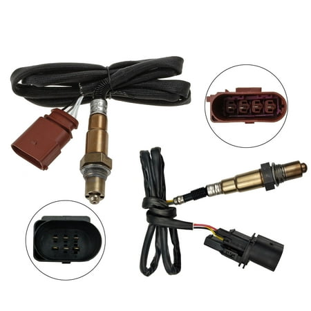 Maxfavor 2X O2 Oxygen Sensor for Audi A4 1.8L 2006-2001, Volkswagen Beetle Golf 1999-2007 1.8L 2.8L