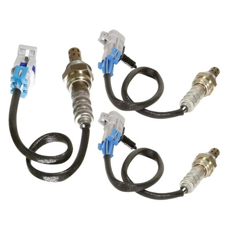 Maxfavor 3Pcs O2 Oxygen Sensor for Chevrolet Impala, Monte Carlo 3.5L 2007 2006 Upstream Downstream