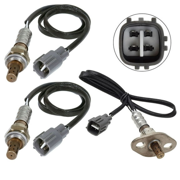 Maxfavor 3Pcs O2 Oxygen Sensor for Lexus SC300 1997-1994 3.0L Base Coupe 2X Upstream + 1X Downstream
