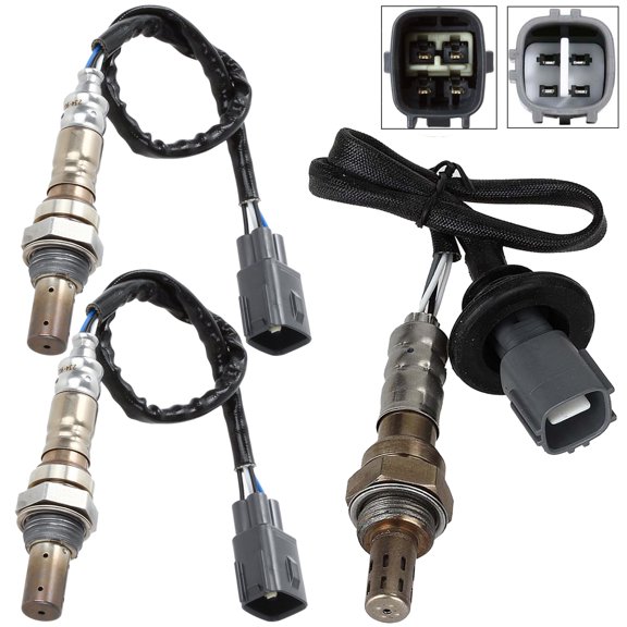Maxfavor 3Pcs O2 Oxygen Sensor for Toyota Avalon 2004-2000 V6 3.0L 4-Door 2X Upstream, 1X Downstream