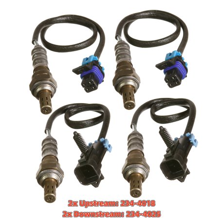 Maxfavor 4Pcs O2 Oxygen Sensor for 1996-2000 Cadillac Eldorado Cadillac Seville 1996-1999 Cadillac Deville