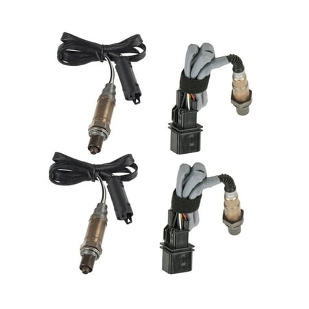 Maxfavor 4Pcs O2 Oxygen Sensor for BMW 325Ci 325i 2.5L 2006-2003 M56 Engine Upstream & Downstream