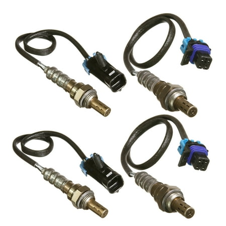 Maxfavor 4Pcs O2 Oxygen Sensor for Chevrolet Camaro 3.8L Base 2-Door 2002 2001 Upstream & Downstream