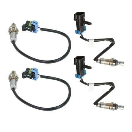 Maxfavor 4Pcs O2 Oxygen Sensor for Chevrolet Express 2500 3500 6.0L 2008-2012 Upstream + Downstream