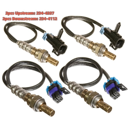 Maxfavor 4Pcs O2 Oxygen Sensor for Chevrolet Silverado 1500 Avalanche 2006 2007 Upstream Downstream