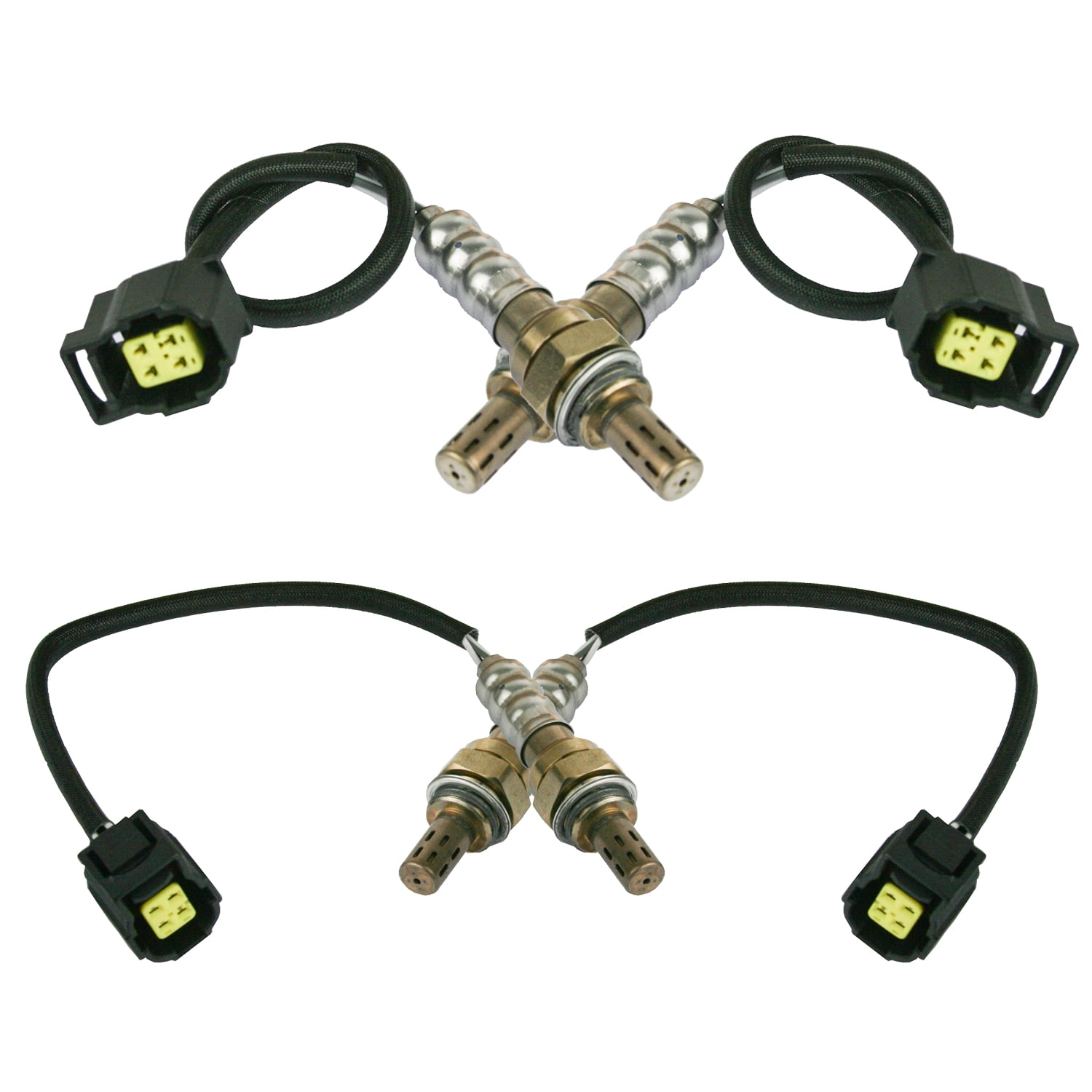 Maxfavor 4Pcs O2 Oxygen Sensor for Chrysler 200 3.6L 2015 C, Limited, S Upstream and Downstream