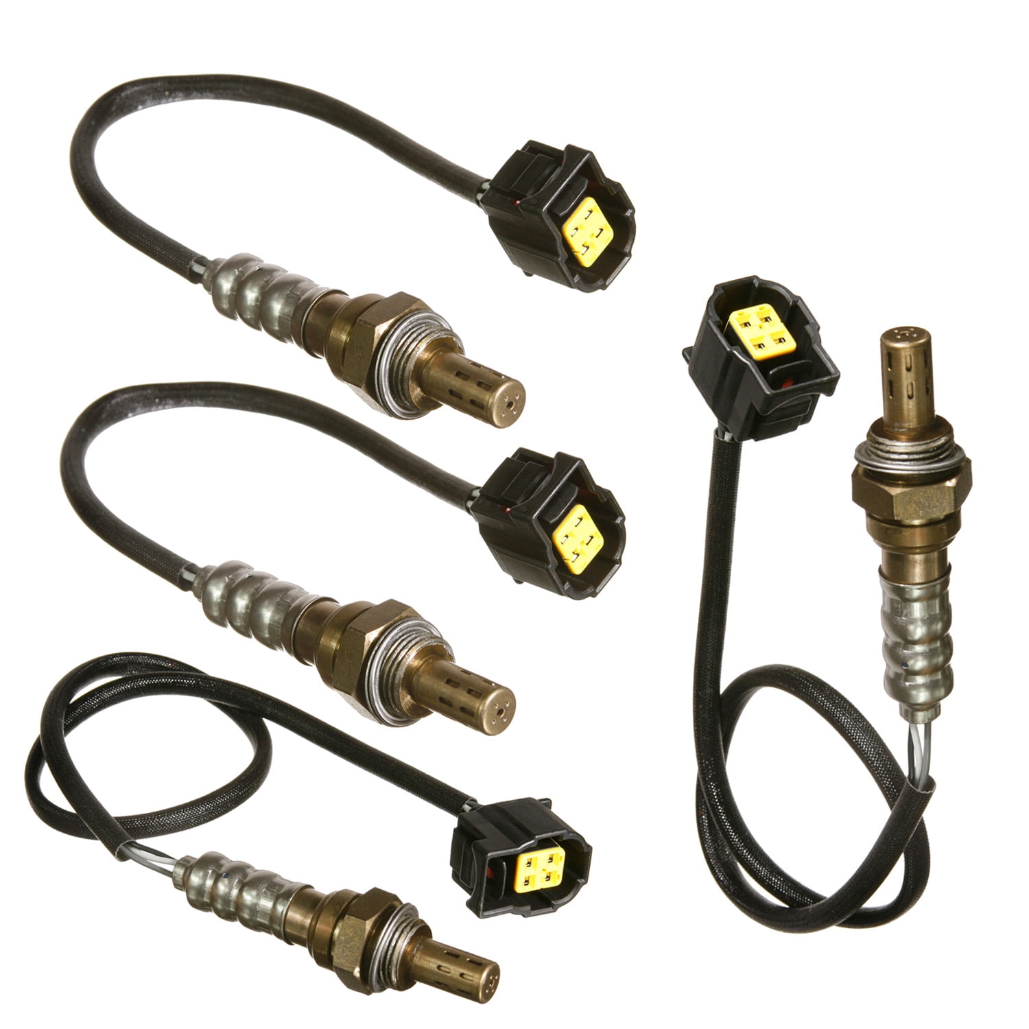 Maxfavor 4Pcs O2 Oxygen Sensor for Dodge Ram 2500 3500 Pickup 5.7L 2006 2005 Upstream + Downstream