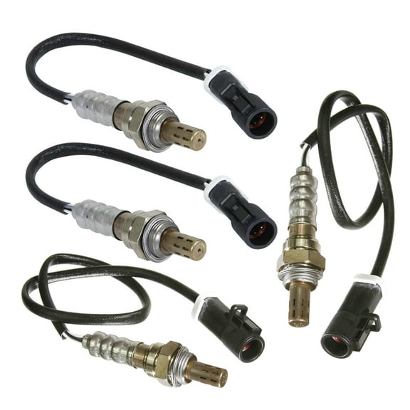 Maxfavor 4Pcs O2 Oxygen Sensor for Ford E-250 Econoline 1999 5.4L Bi-Fuel Engine Upstream Downstream